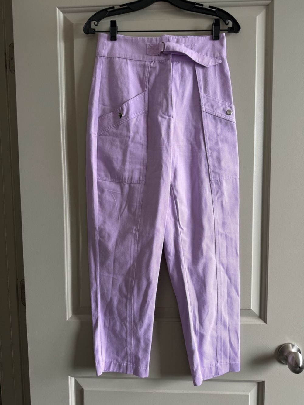 Lilac Paperbag Waist Pants